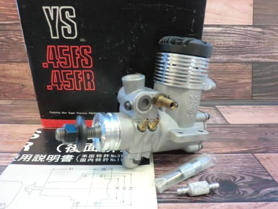 1000円～ ラジコン エンジン YS 45FR 箱付 おもちゃ 玩具 V710